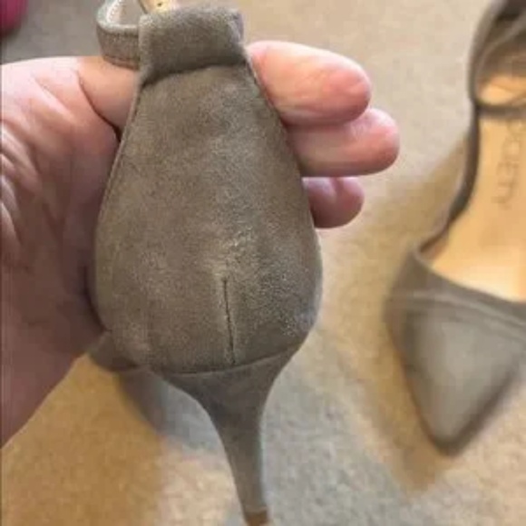 Sole Society Gray Suede Pointed Heels - Picture 6 of 8